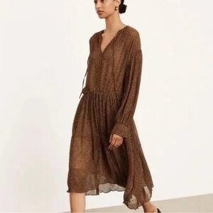 Vince Starry Dot Dress, S